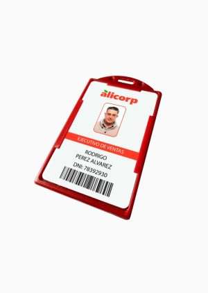 Fotocheck en PVC + Portafotocheck