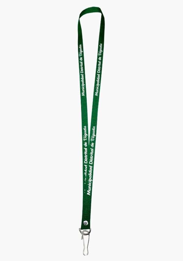 Lanyard borlón en serigrafía