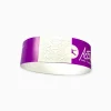 Pulseras Tyvek Personalizadas morado Hosh Pulseras Tyvek Personalizadas - Control de Acceso para Eventos